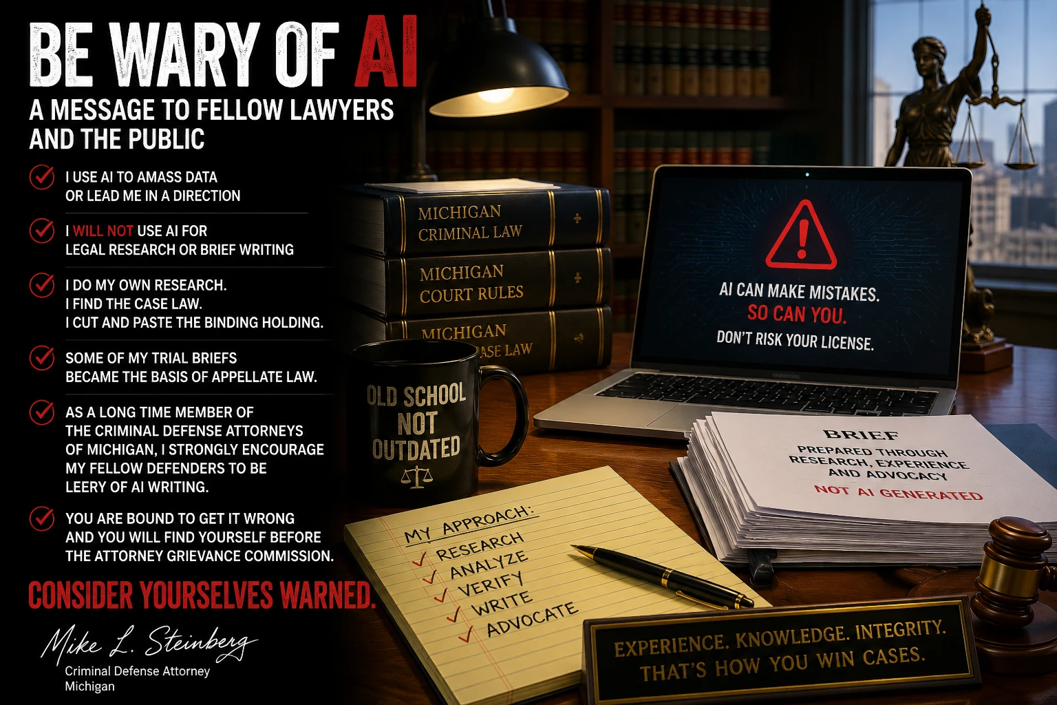 Beware of AI in court