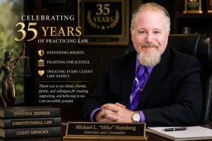 35 Years - Practicing Law - Michael L Steinberg